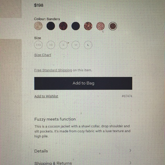 Aritzia wilfred free plush jacket - Picture 6 of 8